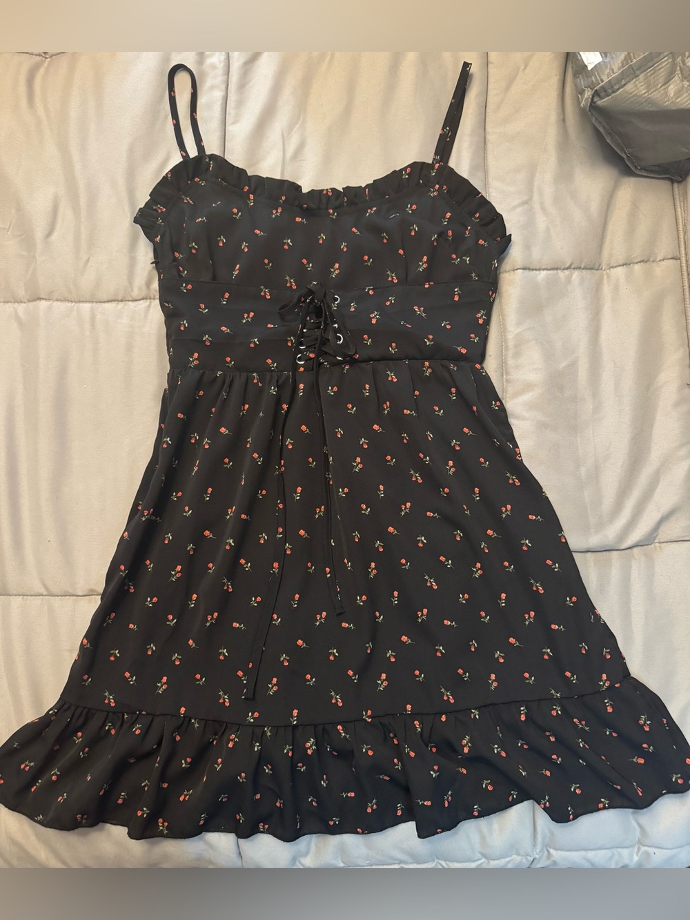 Black Floral Sundress